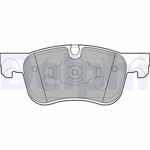 Set Placute Frana,frana Disc Delphi Citroën LP2689