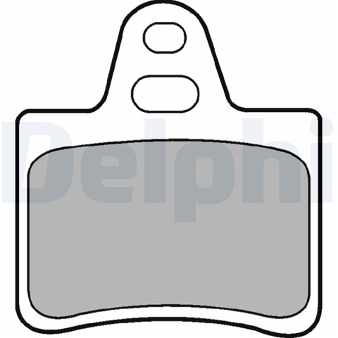 Set Placute Frana,frana Disc Delphi Citroën LP655