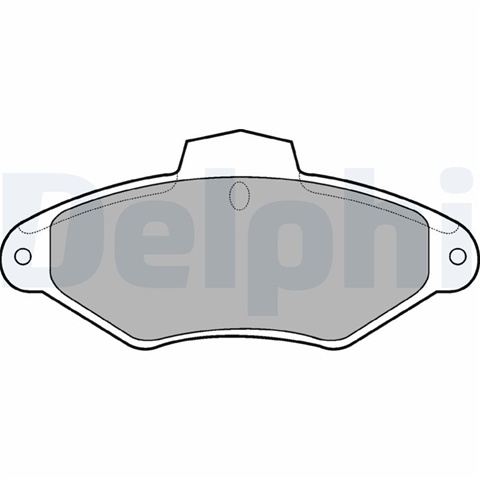 Set Placute Frana,frana Disc Delphi Citroën LP787