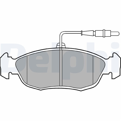 Set Placute Frana,frana Disc Delphi Citroën LP793