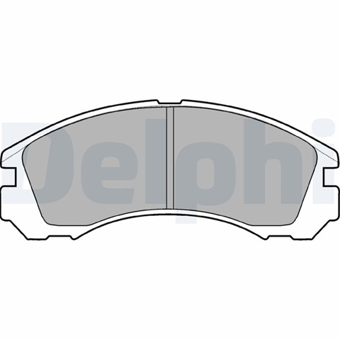 Set Placute Frana,frana Disc Delphi Citroën LP871