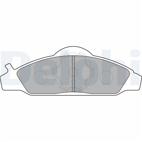 Set Placute Frana,frana Disc Delphi Daewoo LP1145