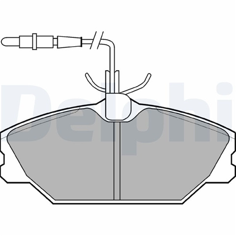 Set Placute Frana,frana Disc Delphi Daewoo LP788