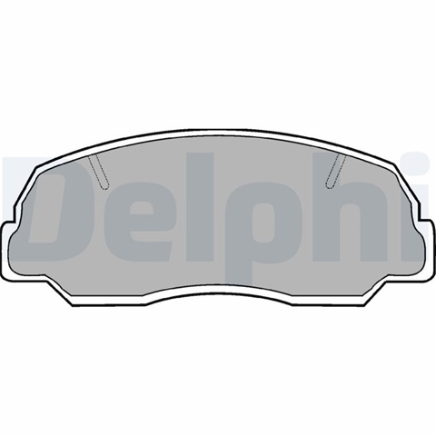 Set Placute Frana,frana Disc Delphi Daihatsu LP400