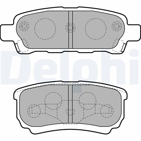 Set Placute Frana,frana Disc Delphi Dodg