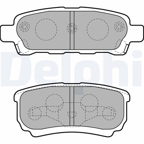 Set Placute Frana,frana Disc Delphi Dodge LP1852
