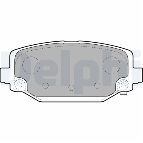 Set Placute Frana,frana Disc Delphi Dodge LP2499