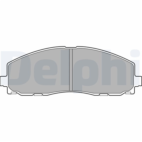 Set Placute Frana,frana Disc Delphi Dodge LP2694