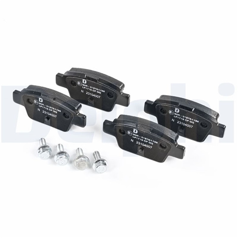 Set Placute Frana,frana Disc Delphi Fiat LP1719