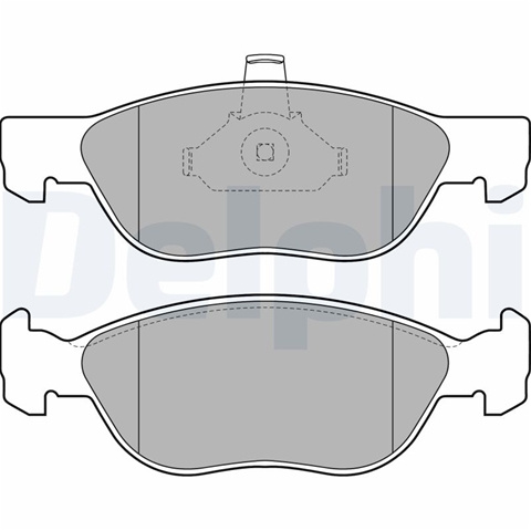 Set Placute Frana,frana Disc Delphi Fiat LP1734