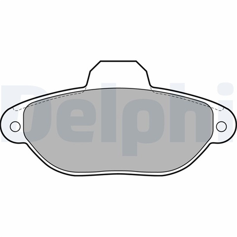 Set Placute Frana,frana Disc Delphi Fiat LP2013