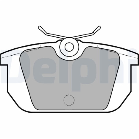 Set Placute Frana,frana Disc Delphi Fiat LP522