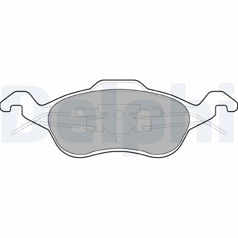 Set Placute Frana,frana Disc Delphi Ford LP1315
