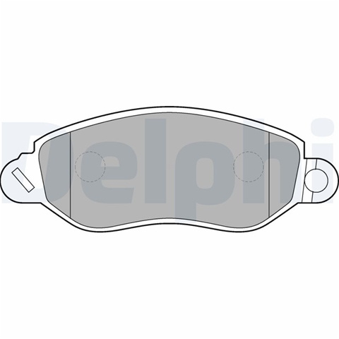 Set Placute Frana,frana Disc Delphi Ford LP1583