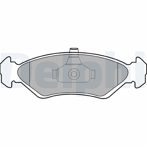Set Placute Frana,frana Disc Delphi Ford LP1603