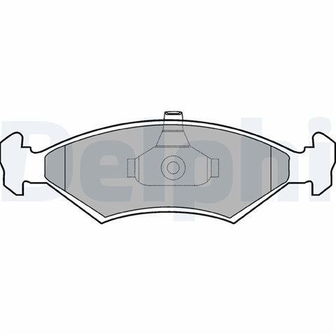 Set Placute Frana,frana Disc Delphi Ford LP1604