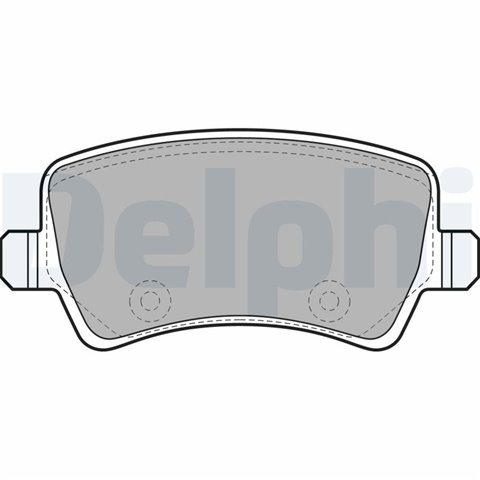 Set Placute Frana,frana Disc Delphi Ford LP2008