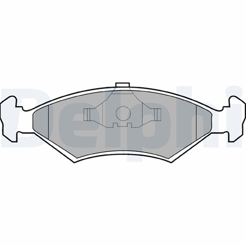 Set Placute Frana,frana Disc Delphi Ford LP204