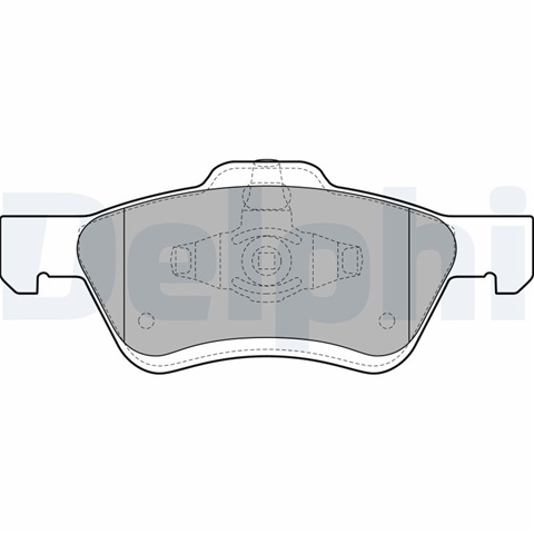 Set Placute Frana,frana Disc Delphi Ford LP2161