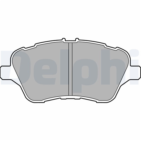 Set Placute Frana,frana Disc Delphi Ford LP2474