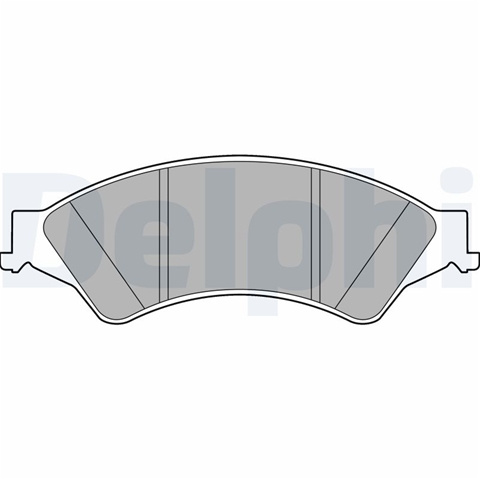 Set Placute Frana,frana Disc Delphi Ford LP2484