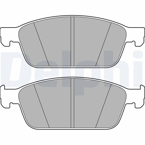 Set Placute Frana,frana Disc Delphi Ford LP2495