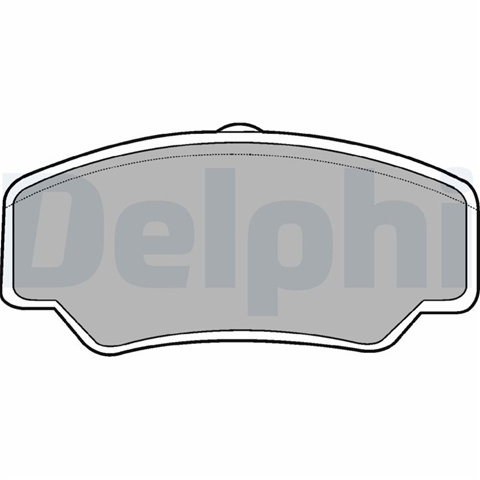 Set Placute Frana,frana Disc Delphi Ford LP488