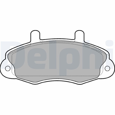 Set Placute Frana,frana Disc Delphi Ford LP766