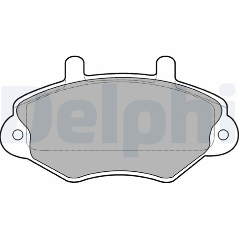 Set Placute Frana,frana Disc Delphi Ford LP767