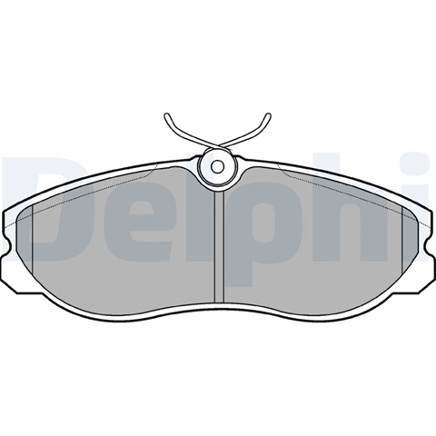 Set Placute Frana,frana Disc Delphi Ford LP847