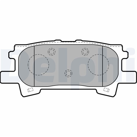Set Placute Frana,frana Disc Delphi Ford Otosan LP1820