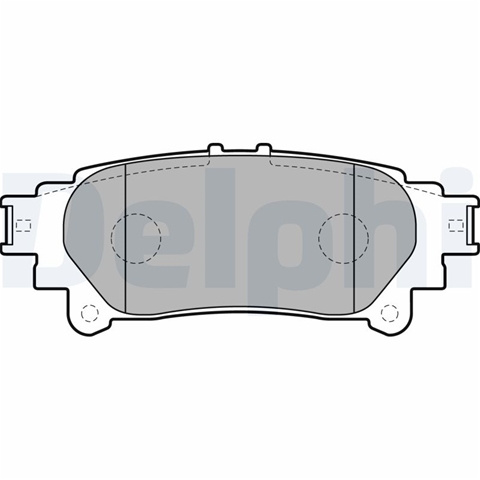 Set Placute Frana,frana Disc Delphi Ford Otosan LP2196
