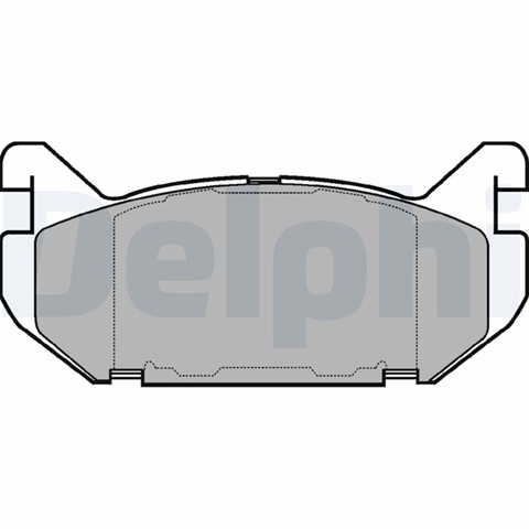 Set Placute Frana,frana Disc Delphi Ford Usa LP802