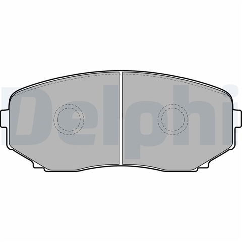 Set Placute Frana,frana Disc Delphi Ford Usa LP2098