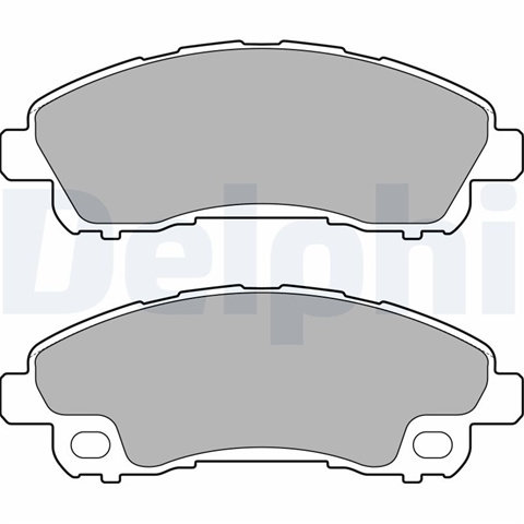 Set Placute Frana,frana Disc Delphi Fuso LP2716