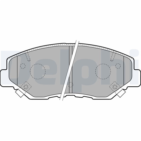 Set Placute Frana,frana Disc Delphi Honda LP1806