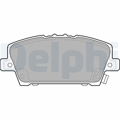 Set Placute Frana,frana Disc Delphi Honda LP1970