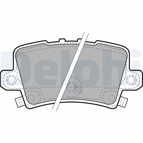 Set Placute Frana,frana Disc Delphi Honda LP1971