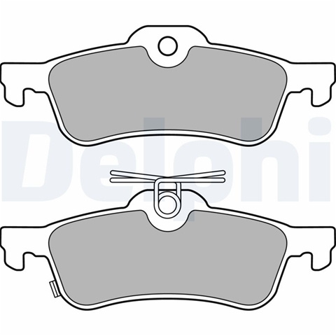 Set Placute Frana,frana Disc Delphi Honda LP3147