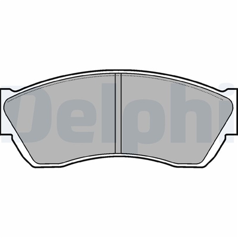 Set Placute Frana,frana Disc Delphi Honda LP676