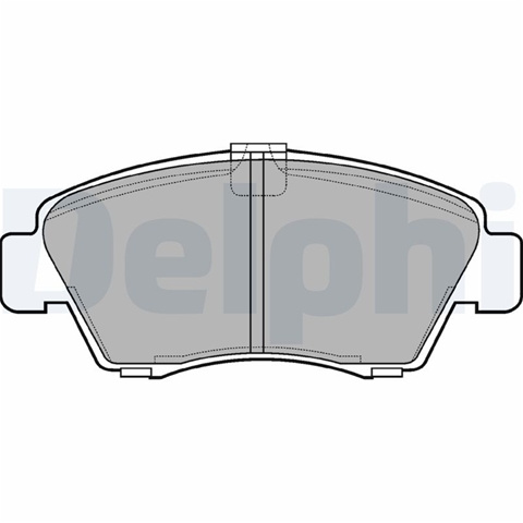 Set Placute Frana,frana Disc Delphi Honda LP810