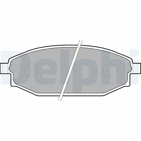Set Placute Frana,frana Disc Delphi Hyundai LP1665