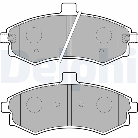 Set Placute Frana,frana Disc Delphi Hyun