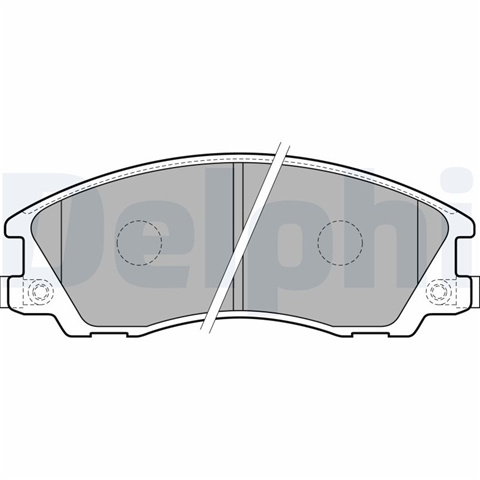 Set Placute Frana,frana Disc Delphi Hyundai LP1853
