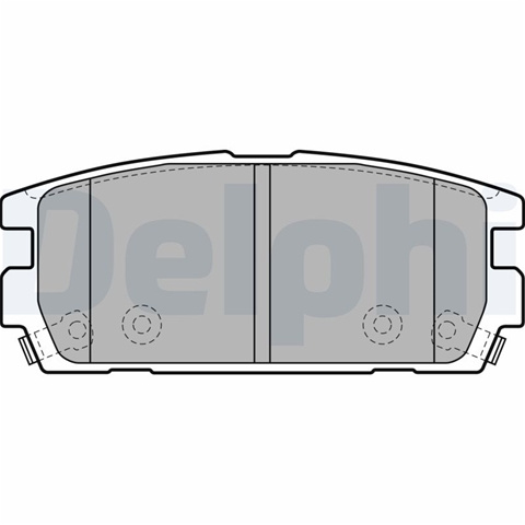 Set Placute Frana,frana Disc Delphi Hyundai LP1930