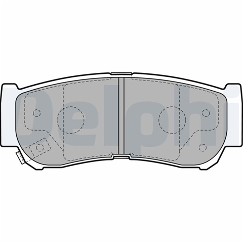 Set Placute Frana,frana Disc Delphi Hyundai LP2049