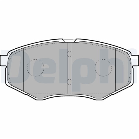 Set Placute Frana,frana Disc Delphi Hyundai LP2227