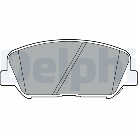 Set Placute Frana,frana Disc Delphi Hyundai LP2477