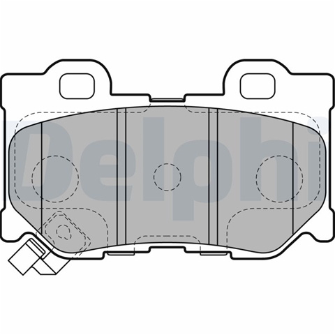 Set Placute Frana,frana Disc Delphi Infiniti LP2157