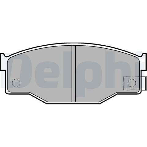 Set Placute Frana,frana Disc Delphi Isuzu LP582